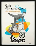 B. Ambroise, Vespa Gilbert Bécaud, poster