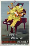 Lotti van der Gaag, Toute la Musique tous les Instruments Bossard-Bonnel Rennes, 1925, poster