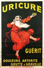 Leonetto Cappiello, Uricure guérit (heals), poster