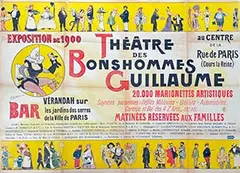 Albert Guillaume, Exposition de 1900 Paris Théâtre des Bonshommes Guillaume, 1900, poster