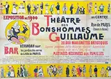 Albert Guillaume, Exposition de 1900 Paris Théâtre des Bonshommes Guillaume, 1900, poster