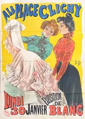 Pal, A La Place Clichy Exposition de Blanc, 1899, poster