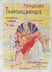 Théophile Poilpot, Panorama Transatlantique Algerie et Tunesie, 1900, poster