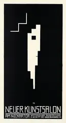 Oskar Schlemmer, Neuer Kunstsalon am Neckartor, poster