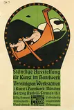 Bruno Paul, Ständige Ausstellung für Kunst im Handwerk München, 1904, poster