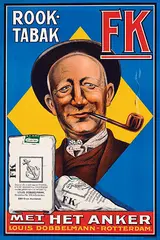Hennig, Rook Tabak FK met het Anker Dobbelmann Rotterdam, poster