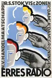 Johan M. Moerkerk, Erres Radio R.S. Stokvis & Zonen, 1931, poster