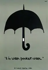 Hendrik M. (Dick) Bruna, t is weer pocket-weer zwarte beertjes-weer, 1967, poster