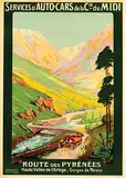 Roger Soubie, Services d'Auto-Cars Route des Pyrénées, poster