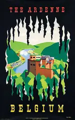 Francis H. Schell, The Ardenne Belgium, poster