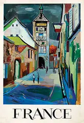 Bardineau, France, poster