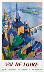 Jacques Ceria Despierre, Val de Loire, 1959, poster