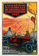 Victor Idoux, Exposition Nationale de l'Hotellerie et du Tourisme Nancy, 1927, poster