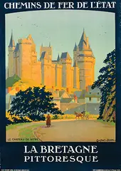 Léon Constant-Duval, Chemins de Fer La Bretagne Pittoresque, poster