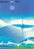 Otl Aicher, München 1972 Olympic Games (stadium), 1971, poster