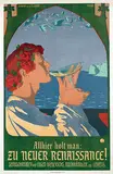 Johann V. Cissarz, Zu Neuer Renaissance Leipzig, 1900, poster