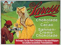 Ferdinand F.X. Schultz-Wettel, Sarotti Chokolade Cacao, poster