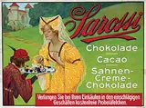 Ferdinand F.X. Schultz-Wettel, Sarotti Chokolade Cacao, poster