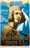 Maximilian Eschle, Duitschland Roept U (Bamberger Reiter), 1936, poster