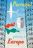 Manuel Rodrigues, Portugal gateway to Europe, 1953, poster