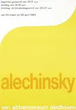 Willem H. Crouwel, stedelijk van abbemuseum eindhoven alechinsky, 1963, poster