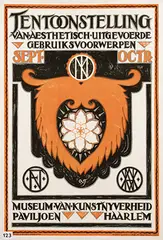 Otto van Tussenbroek, Tentoonstelling van Aesthetisch Uitgevoerde Gebruiksvoorwerpen, poster