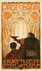 Huib M. Luns, Rijksmuseum Stedelijk-Museum Amsterdam, 1925, poster