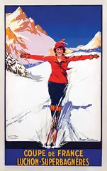 Roger Soubie, Coupe de France Luchon-Superbagnères, 1923, poster
