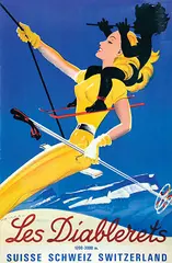 Martin Peikert, Les Diablerets Switzerland, poster