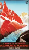 Roger Soubie, Chamonix au Montenvers, 1982, poster