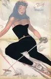 Carols, la Pin-up Déshabillable (undressable), poster