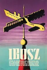Zoltán Tamássi, IBUSZ (travel agency), 1970, poster