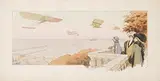 Marguerite Montaut, l 'Air Conquis (Clement-Bayard Demoiselle), 1909, poster, lithograph
