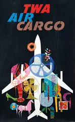 David F. Klein, TWA Air Cargo, poster