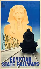 Nordman, Egypt Calls You Egyptian State Railways, poster