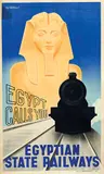 Nordman, Egypt Calls You Egyptian State Railways, poster