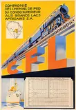 Possibly Louis Royon, CFL Compagnie des Chemins de Fer de Congo Superieur aux Grands Lacs Africains, poster