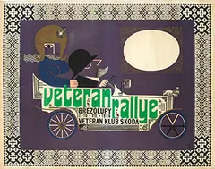 Monogram Hv, Veteran rallye Veteran Klub Skoda, 1966, poster