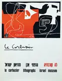 Le Corbusier, Israel museum le corbusier lithographs, poster