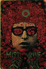 Martin Sharp, Mister Tambourine Man, Bob Dylan Blowing in the Mind, 1967, poster