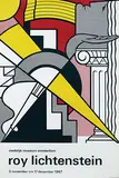Roy Lichtenstein, stedelijk museum amsterdam roy lichtenstein, 1967, poster