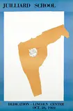 Lincoln Center Dedication Juilliard School by Robert Motherwell, 1969, poster, sold Feb 2025