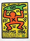 Keith Haring, Stedelijk Museum Amsterdam Haring, 1986, poster