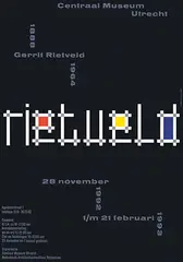 Gielijn Escher, Centraal Museum Utrecht rietveld, 1992, poster