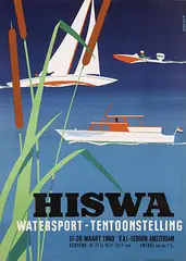Reyn Dirksen, Hiswa Watersport-Tentoonstelling, 1959, poster