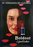 Frans Mettes, Boldoot Lipsticks, 1955, poster