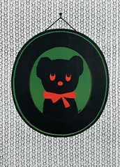 Hendrik M. (Dick) Bruna, Without text (zwarte beertje portrait), 1968, poster
