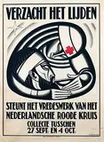 K. Vegter, Nederlandsche Roode Kruis Verzacht het Lijden, 1924, poster