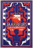 Carel Adolph Lion Cachet, Jaarbeurs Utrecht, 1917, poster