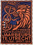 Willem Cordel, Tweede Nederlandsche Jaarbeurs te Utrecht, 1918, poster